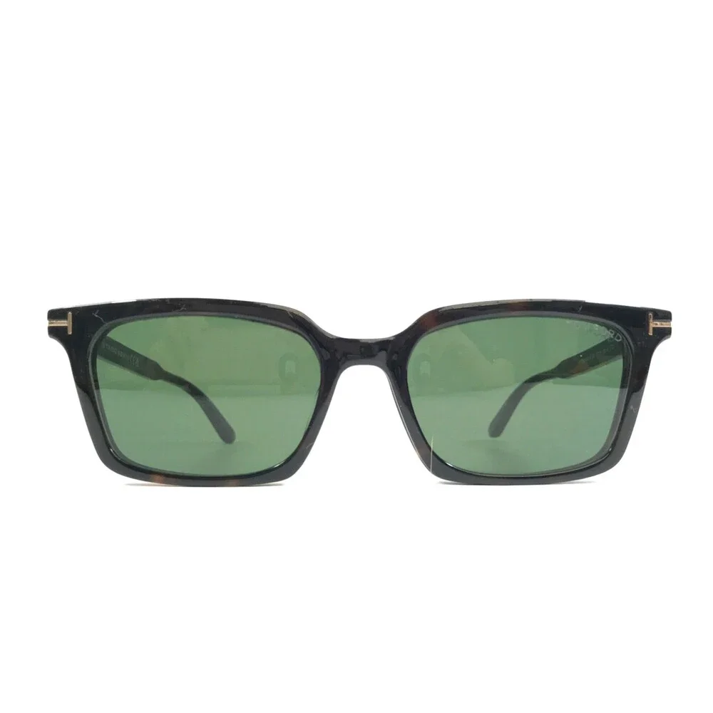 Tom Ford Eyeglasses Frames TF6153-D-B 052 Asian Fit w Magnetic Clip-on 57-19-150